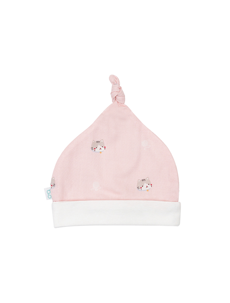 TENCEL™ Muslin Top Knot Beanie Hat